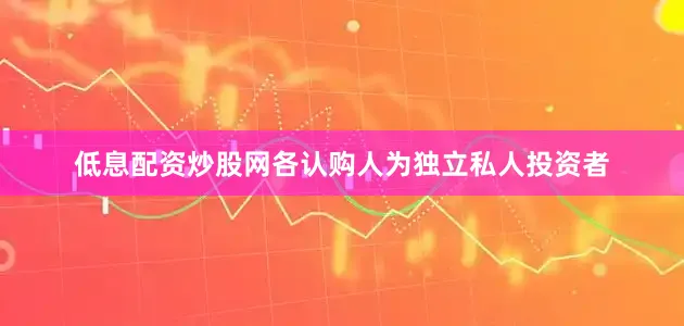 低息配资炒股网各认购人为独立私人投资者